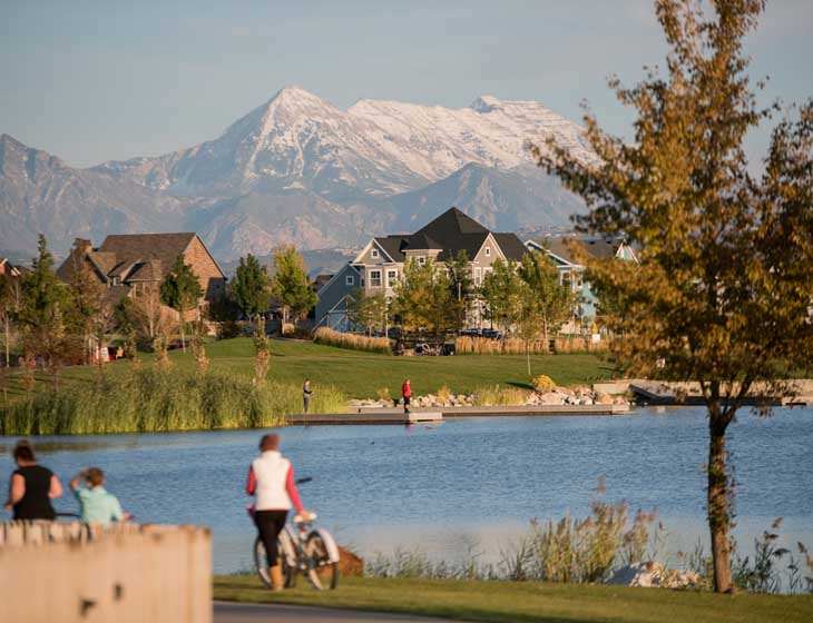 Lakeside Living Available in Garden Park Village Daybreak Utah Homes