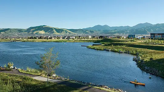 Oquirrh Lake Daybreak Utah